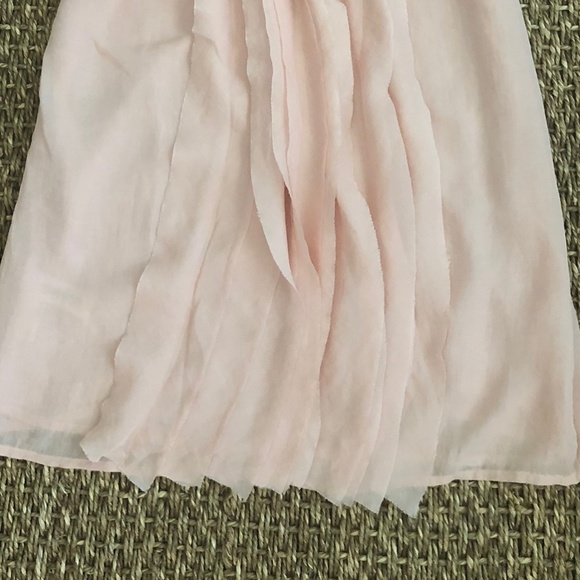 New LOFT Peach Small Dressy Tank with Ruffles - Picture 4 of 4